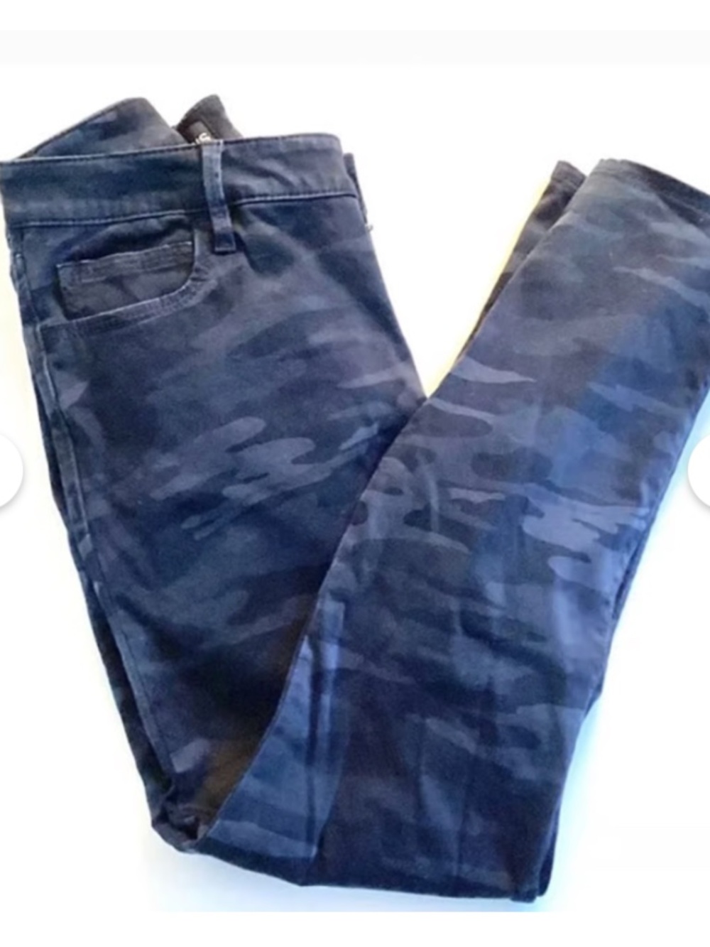 Express Womens Black and Gray Cammo Jeans, 10